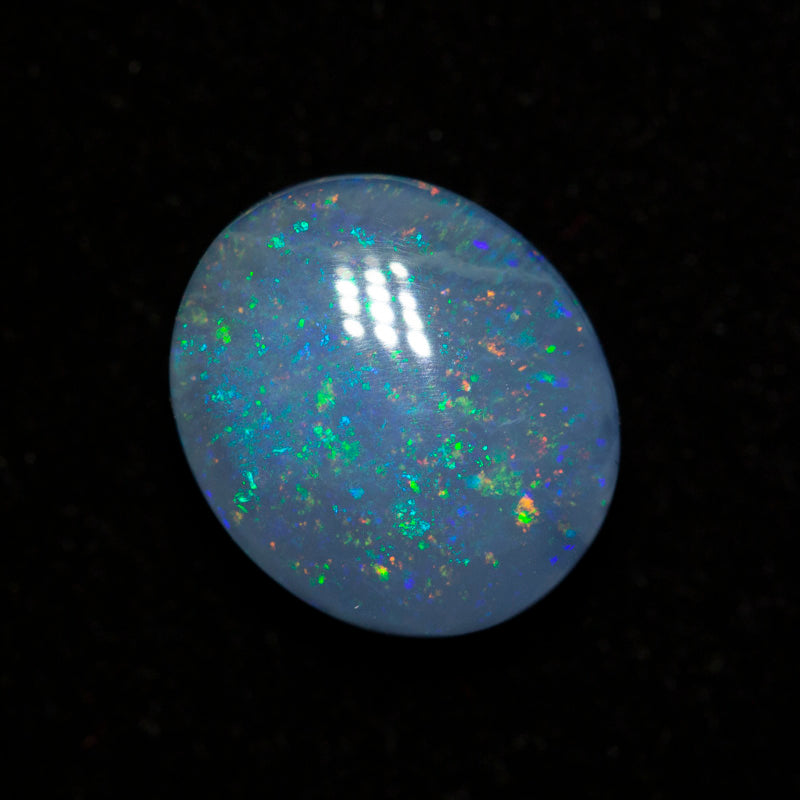 2.34 ct black opal 9.8x8.4x4.1mm