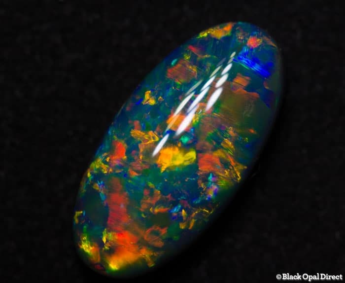 2.37 ct gem black opal 13x6x4mm