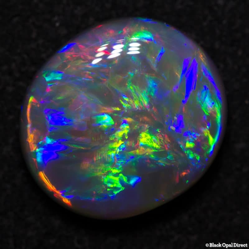 2.39 ct semi black opal gem 10x9x3mm