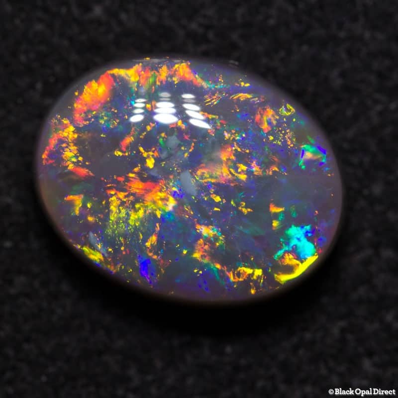 2.39ct semi black opal