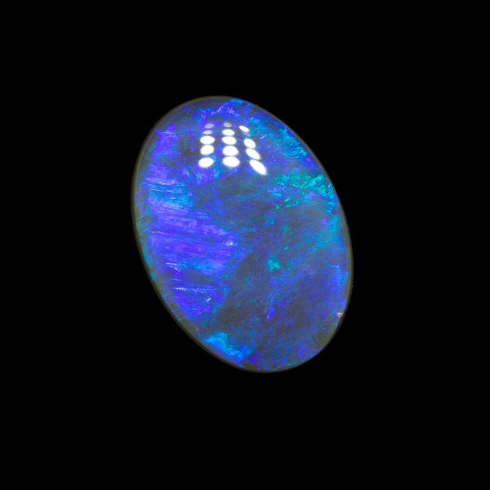 2.40 ct dark crystal opal 11.3x8.2x3.8mm
