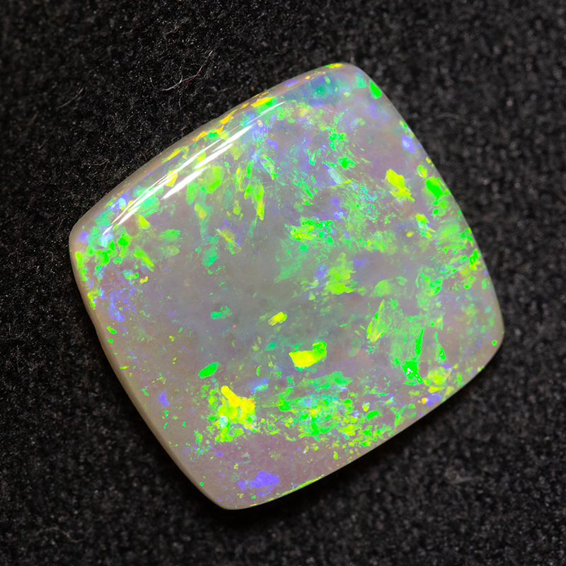 2.42 ct dark opal 11x10.5x2.9mm