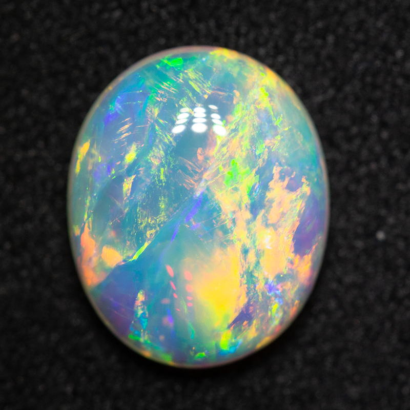 2.45 ct double sided crystal opal 10.5x8.5x4mm