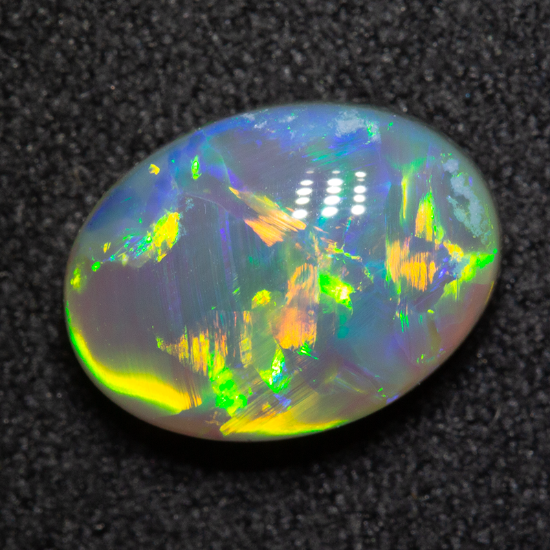2.45 ct gem crystal opal 10.4x7.7x4.5mm