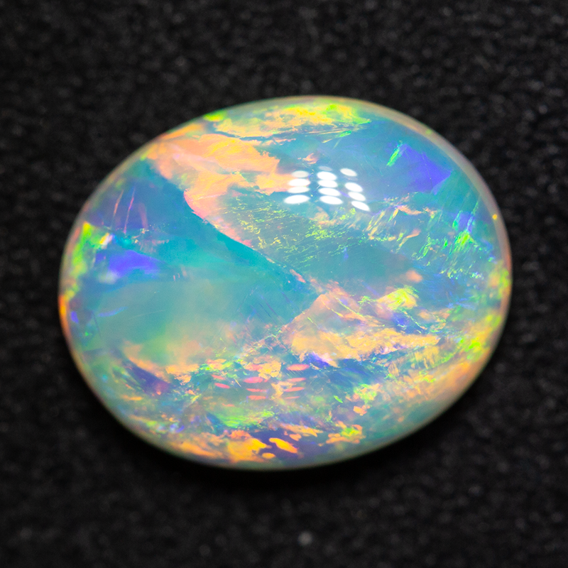 2.45 ct double sided crystal opal 10.5x8.5x4mm