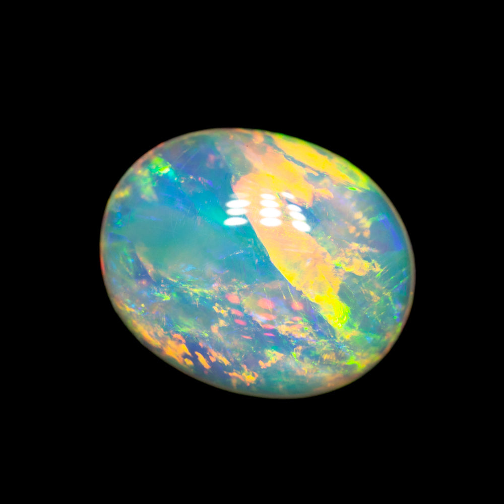 2.45 ct double sided crystal opal 10.7x8.8x4mm