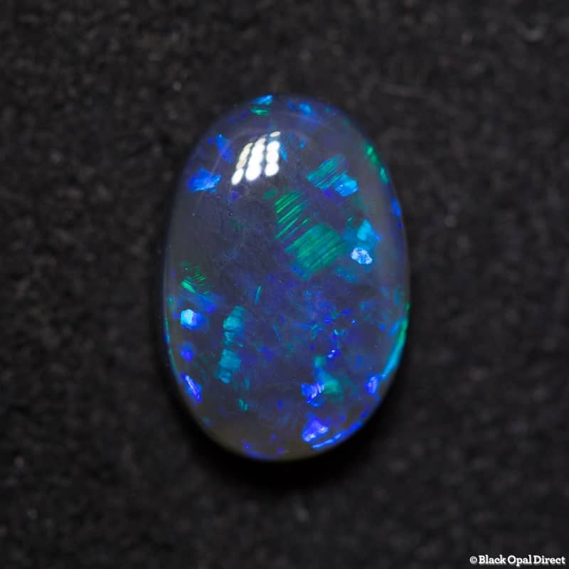 2.45 ct black opal 11x7x4.5mm