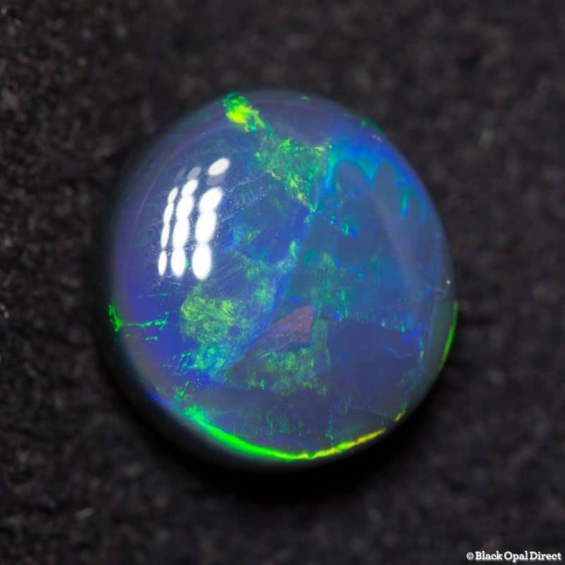2.45 ct black opal 9x8x5mm