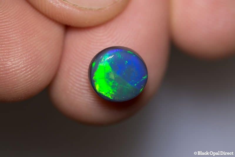 2.45 ct black opal 9x8x5mm