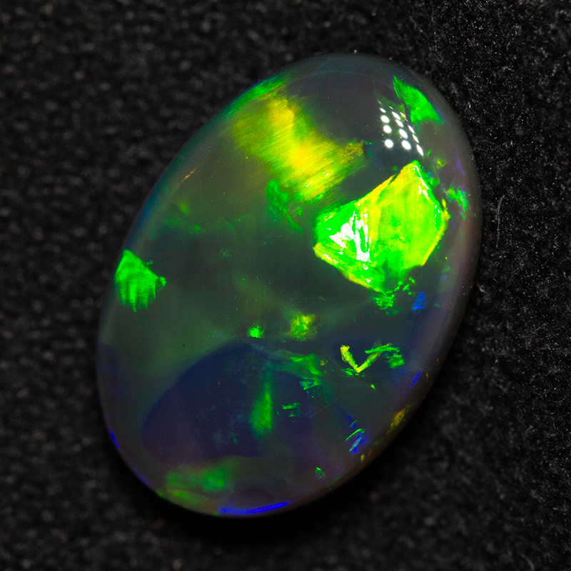 2.46 ct black opal 11.9x8.1x3.8mm