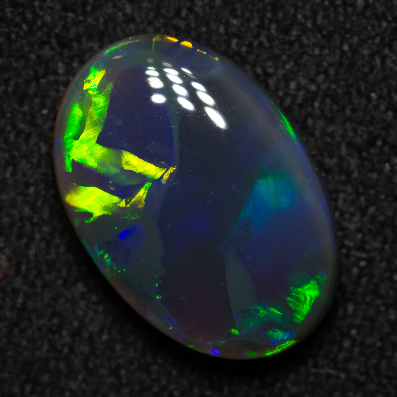 2.46 ct black opal 11.9x8.1x3.8mm