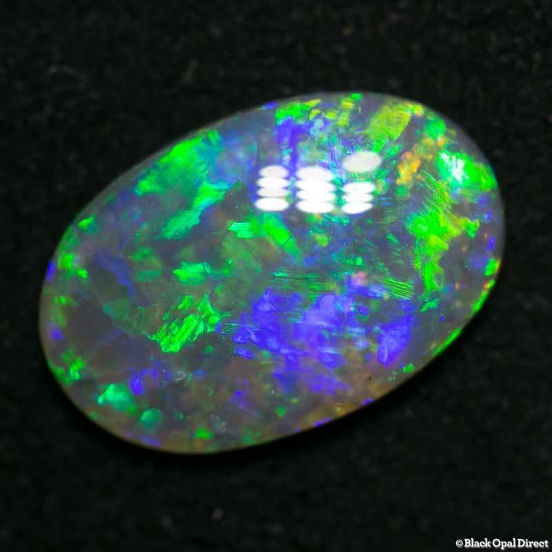 2.61 ct dark crystal opal 13.5x9x3mm