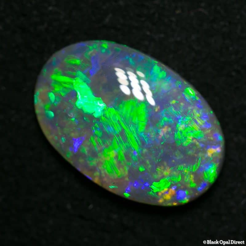 2.61 ct dark crystal opal 13.5x9x3mm