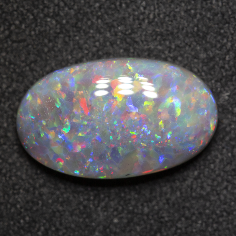 2.66 ct dark opal 13.4x8x3.6mm