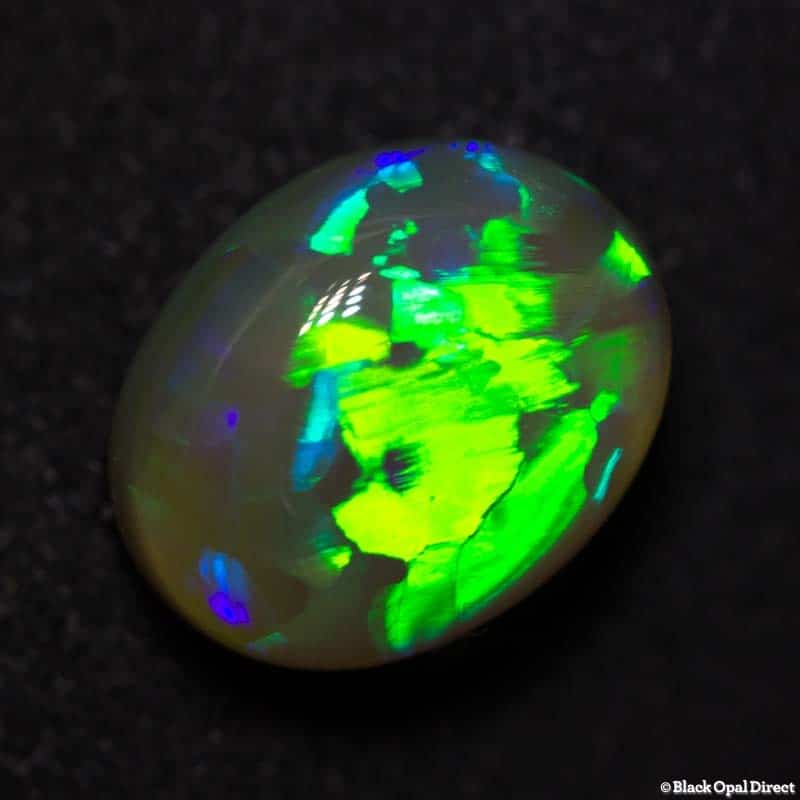 2.70 ct dark crystal opal 10x8x5mm