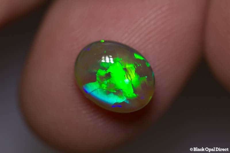2.70 ct dark crystal opal 10x8x5mm