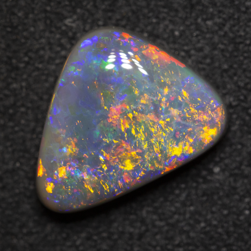 2.75 ct dark opal 11x10x4mm