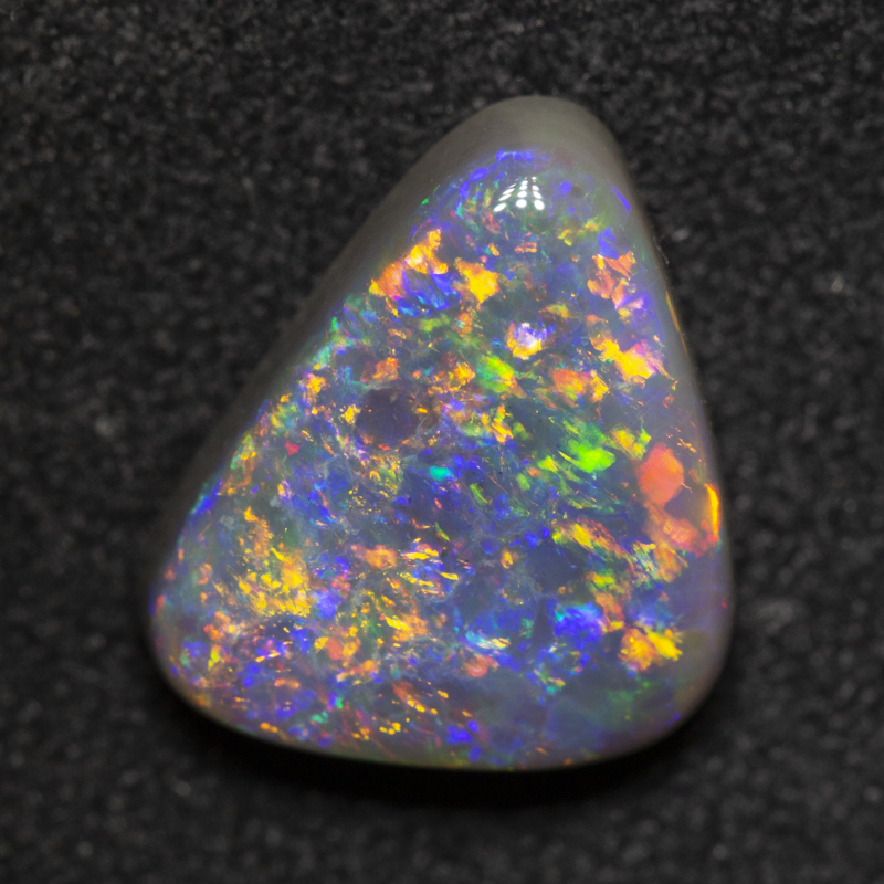 2.75 ct dark opal 11x10x4mm
