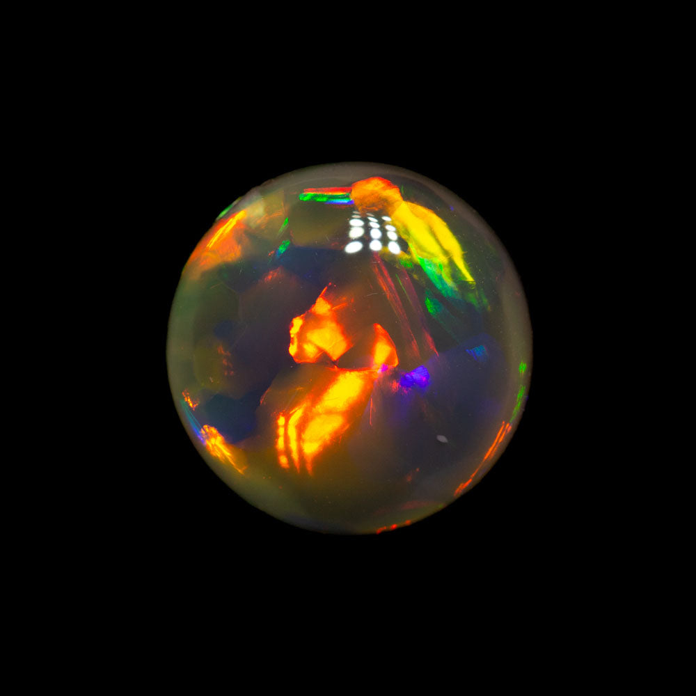 2.77 ct gem black opal 10.2x10x4.3mm