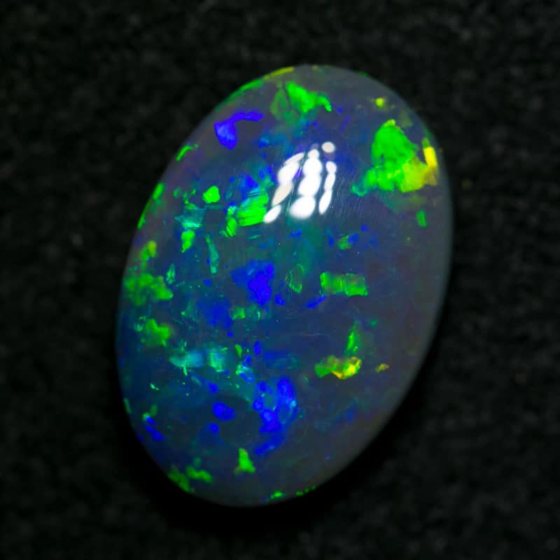 2.80 ct black opal 12x8.5x4mm