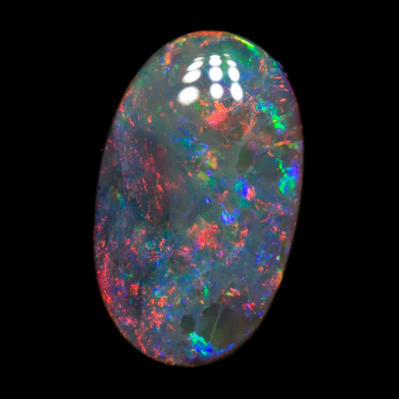 2.80 ct dark opal 13x8x4mm