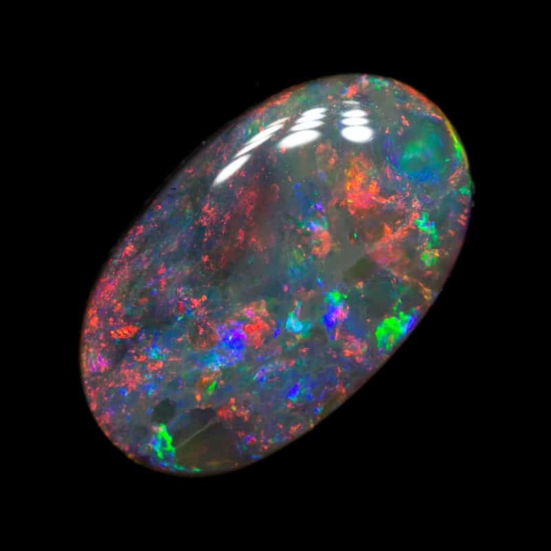 2.80 ct dark opal 13x8x4mm