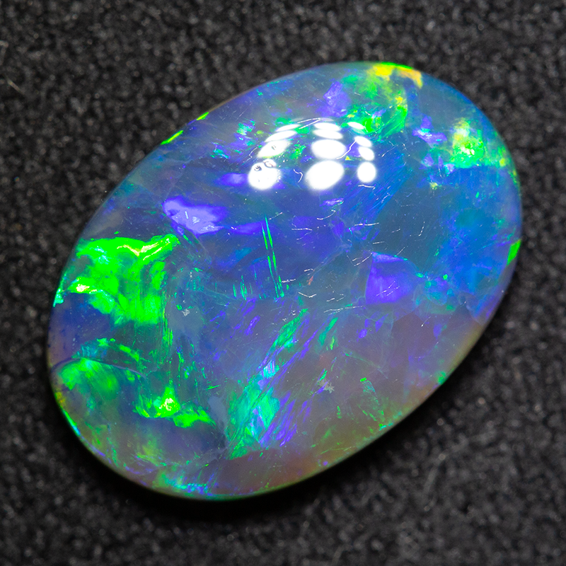 2.81 ct black opal 12.9x9.2x3.5mm