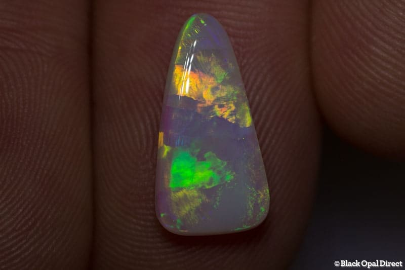 2.82 ct white opal 17x8.5x3mm