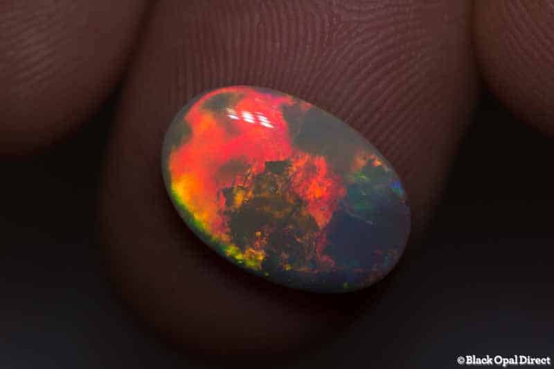 2.85 ct white opal 14.5x10x3mm