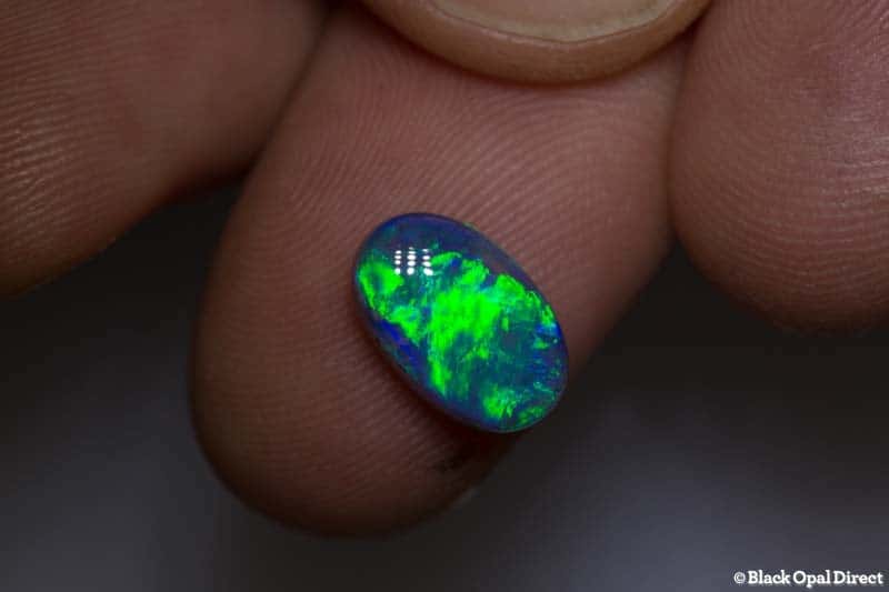 2.86 ct black opal 11x7x5mm