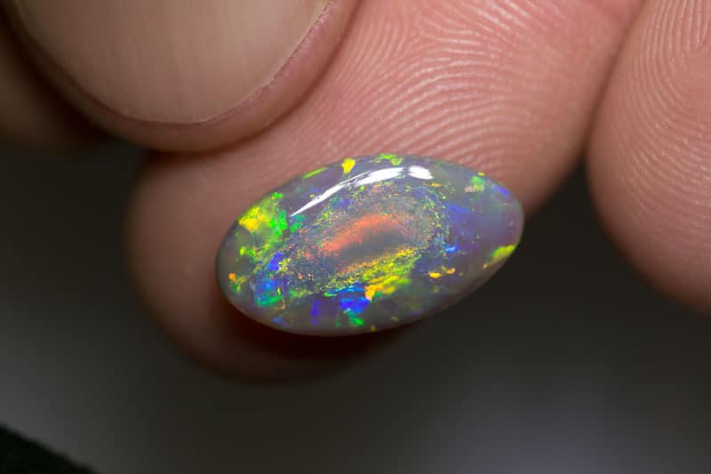 deposit only 2.86 ct opal eye 16x10x3mm for Phil Morton