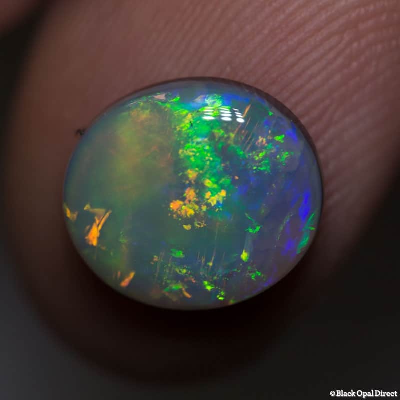 2.88 ct dark opal 11x10x3.5mm