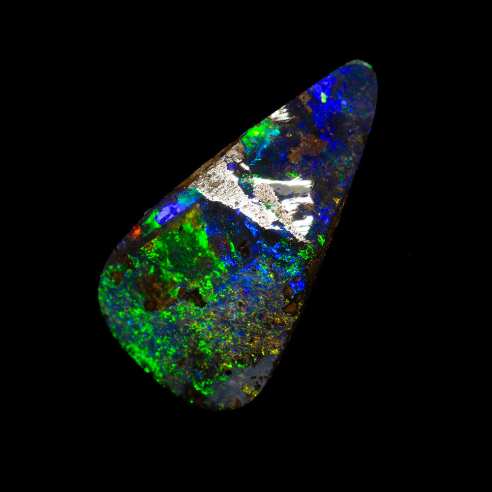 2.91 ct boulder opal 15.7x8.3x3.9mm