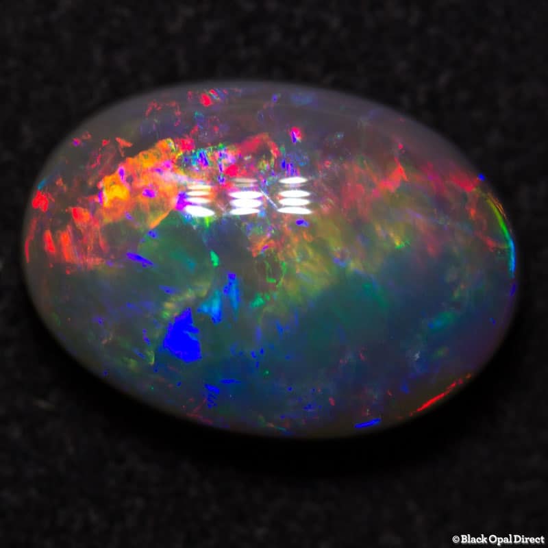 2.91 ct gem black opal 11.5x8x5mm