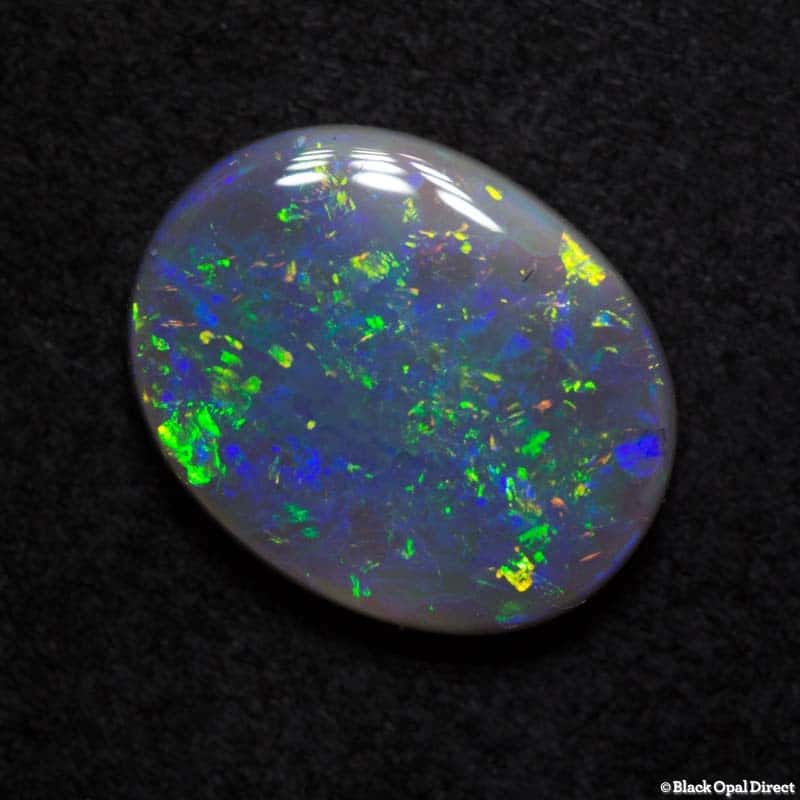 2.69 ct semi black opal 12x9x3mm