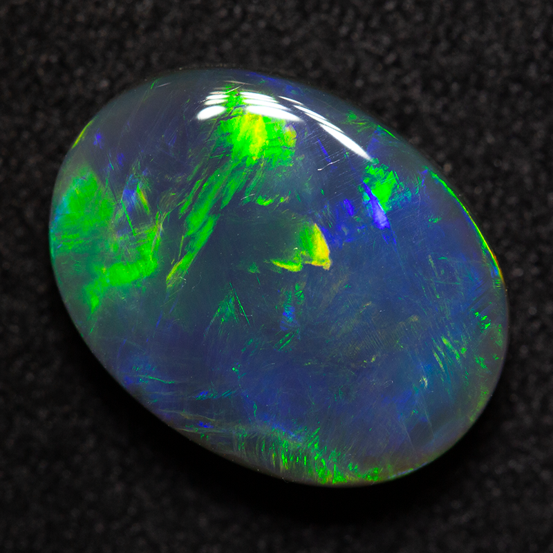 2.98 ct black opal 12.1x9.2x4mm