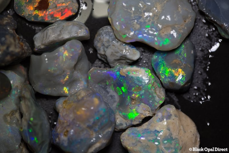 218 ct rough opal parcel 26 pieces