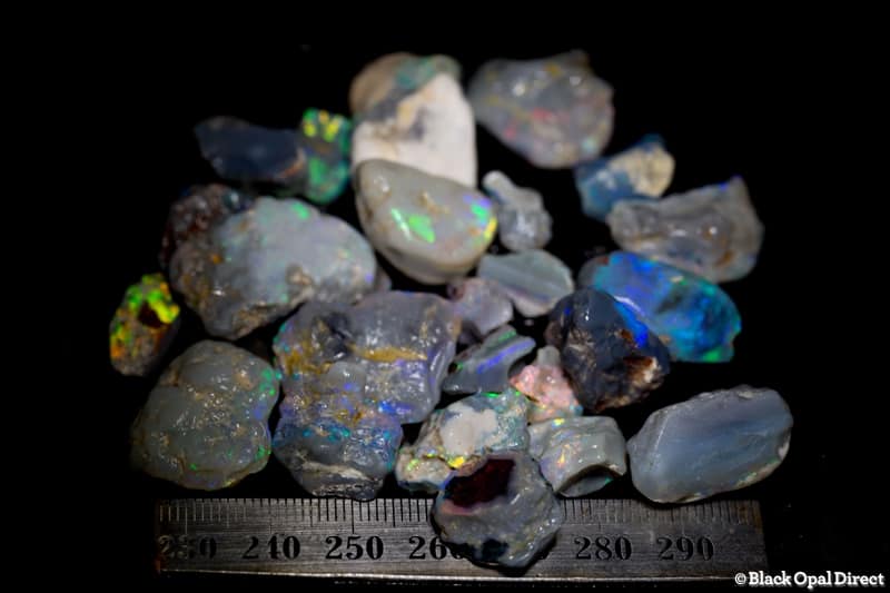 218 ct rough opal parcel 26 pieces