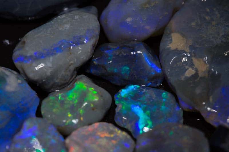 218 ct rough opal parcel 21 pieces