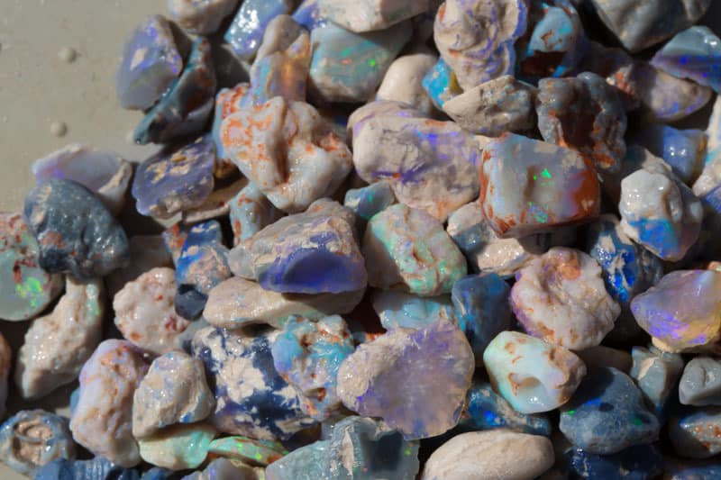 2300 ct rough opal parcel