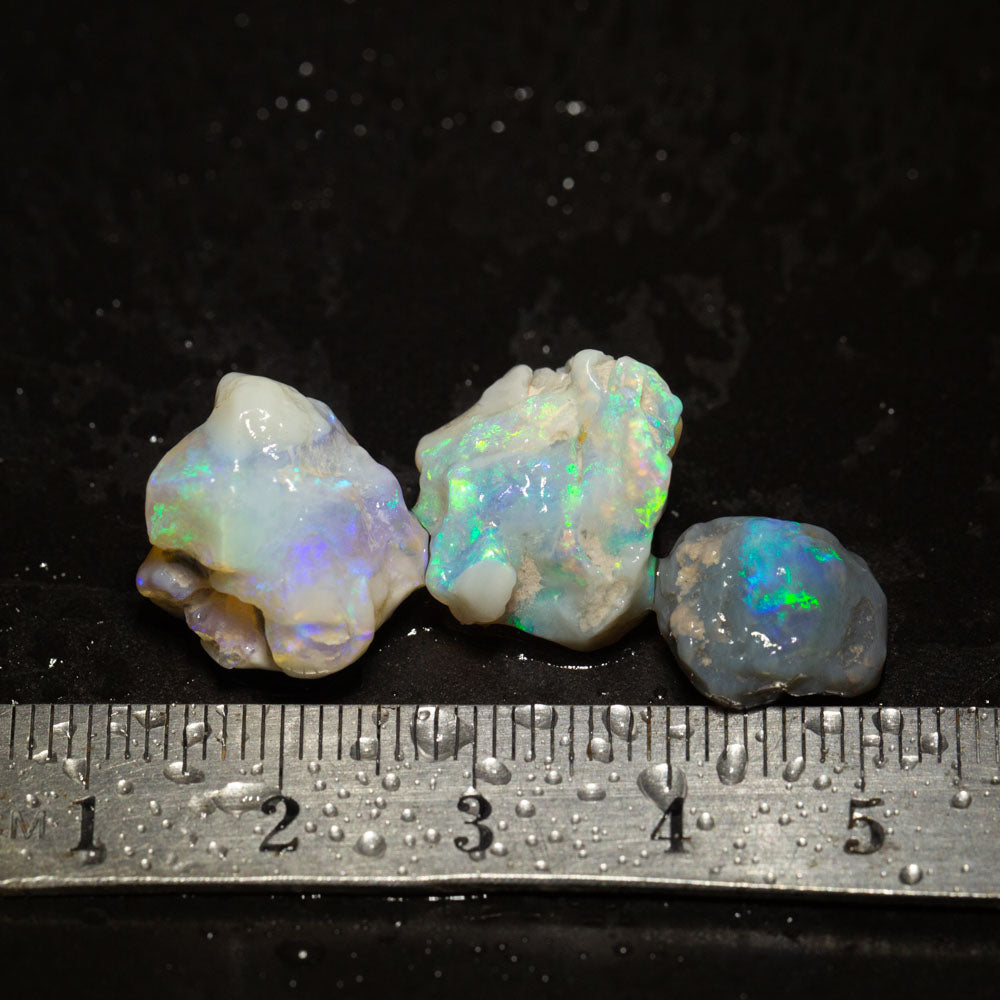 23 ct rough opal parcel 3pc