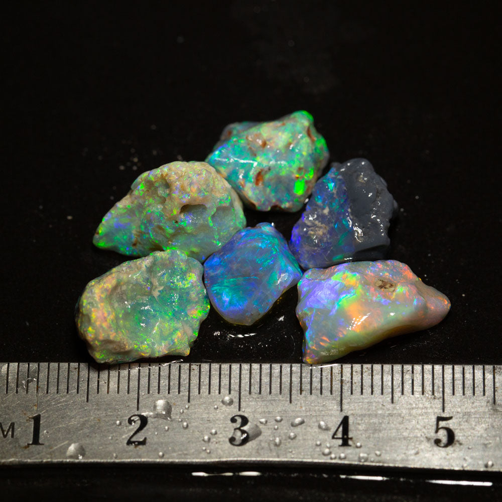 24 ct rough opal parcel 6pc