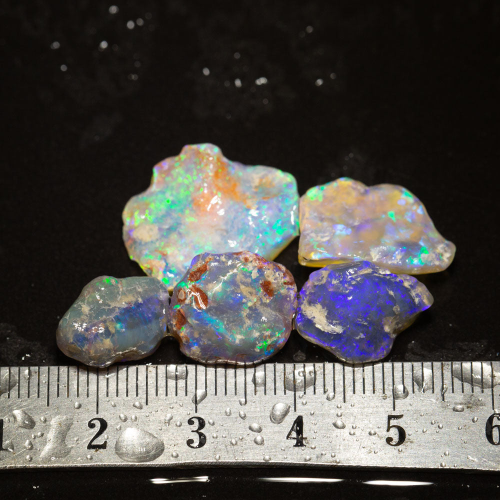 25 ct rough opal parcel 5pc