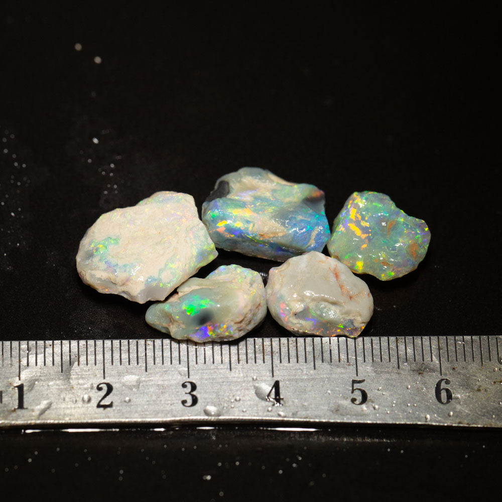 25 ct rough opal parcel 5pc