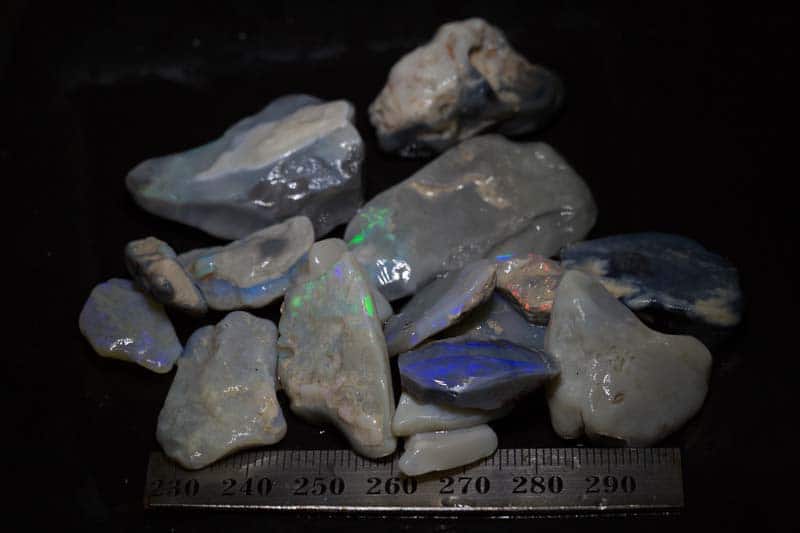 264 ct rough opal practice parcel for beginners