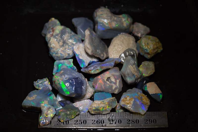 268 ct rough opal parcel 33 pieces