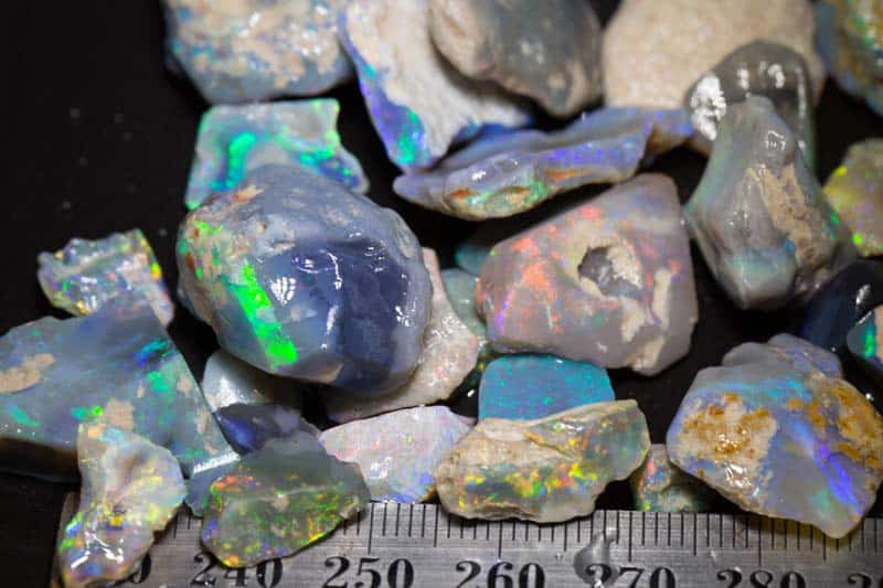 268 ct rough opal parcel 33 pieces