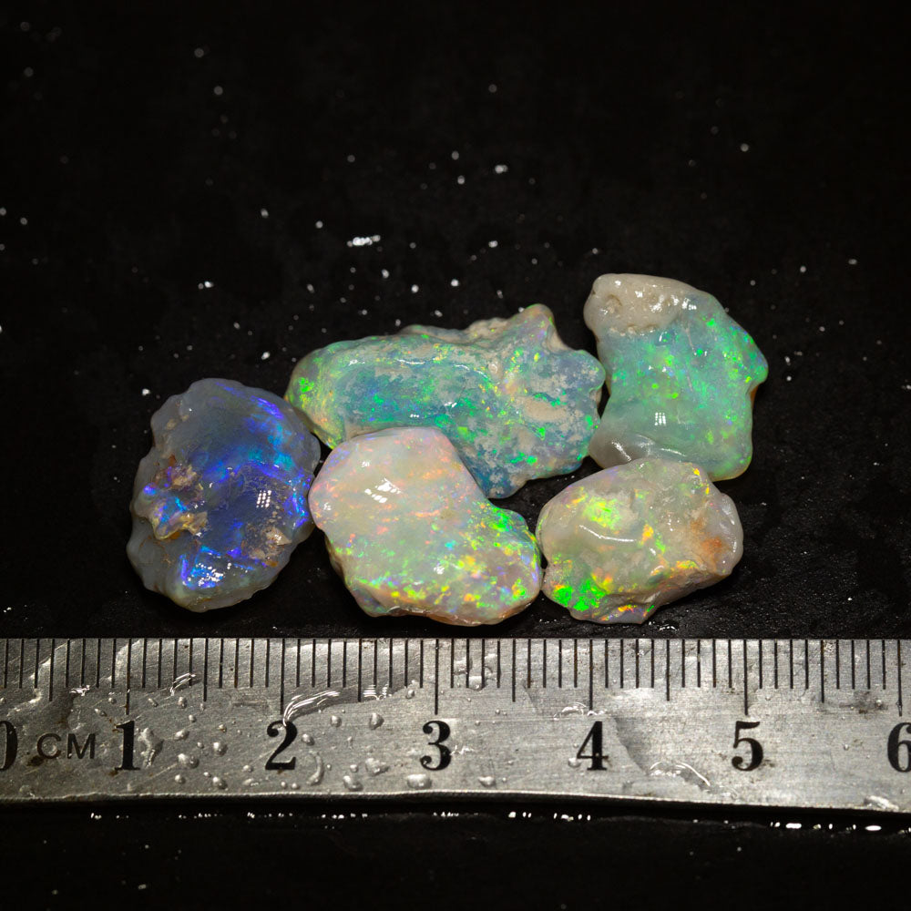 27 ct rough opal parcel 5pc
