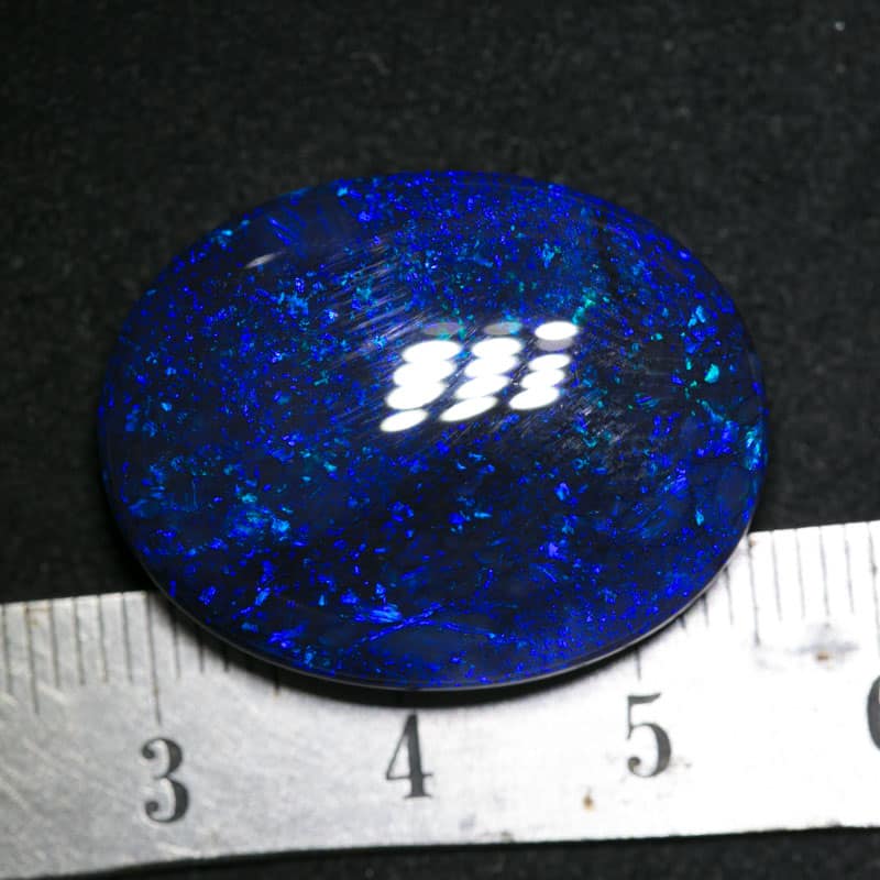 28.65 ct large black opal 27x21x8mm