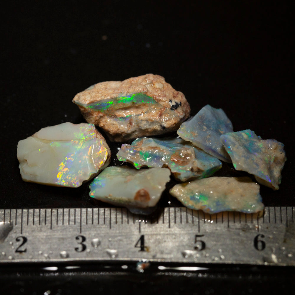 28 ct rough opal parcel 7pc